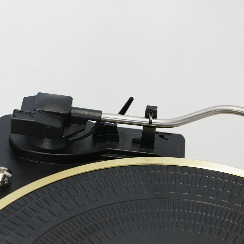 AAAE Top-28Cm Metal Turntable 33/45/78Rpm Automatic Curve Arm Return Record Player Gramophone for Lp Vinyl Play | Электроника