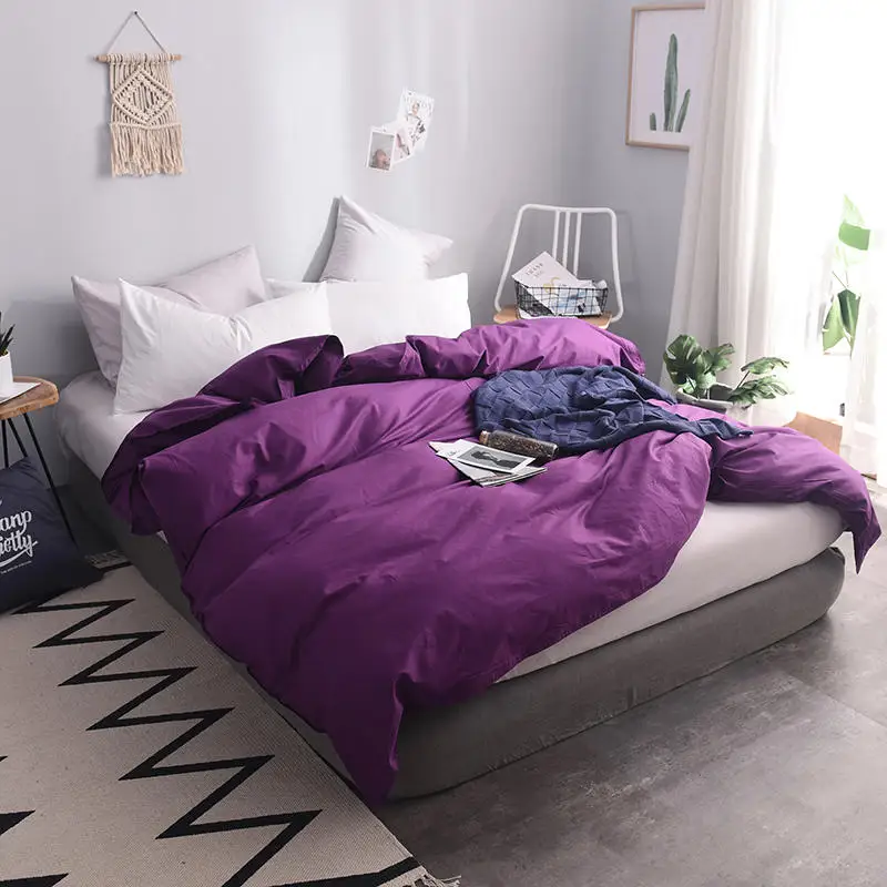 Односпальный пододеяльник 100% хлопок сатин постельное белье с принтом цельное