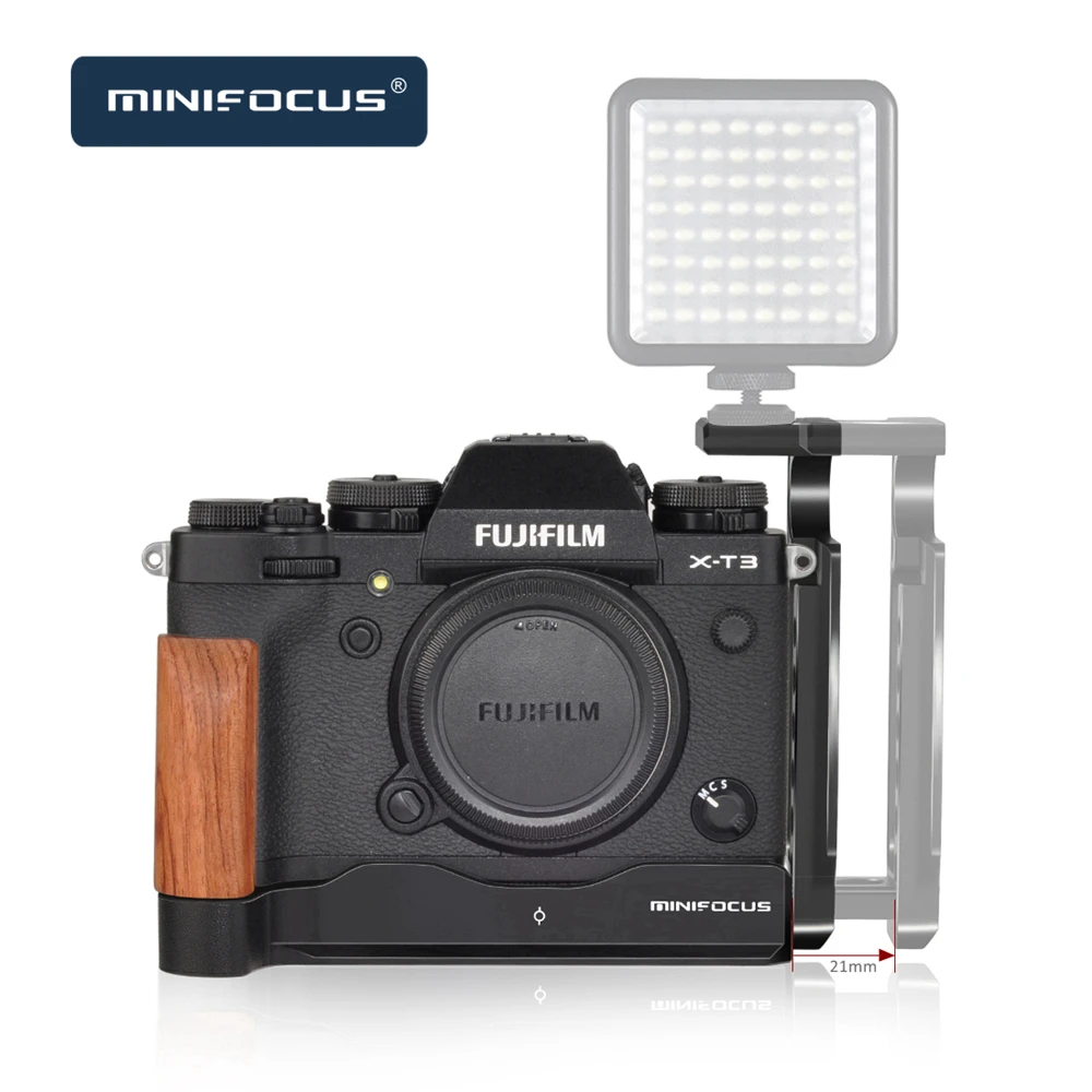 Быстросъемный вертикальный кронштейн для камеры Fujifilm Fuji деревянная ручка