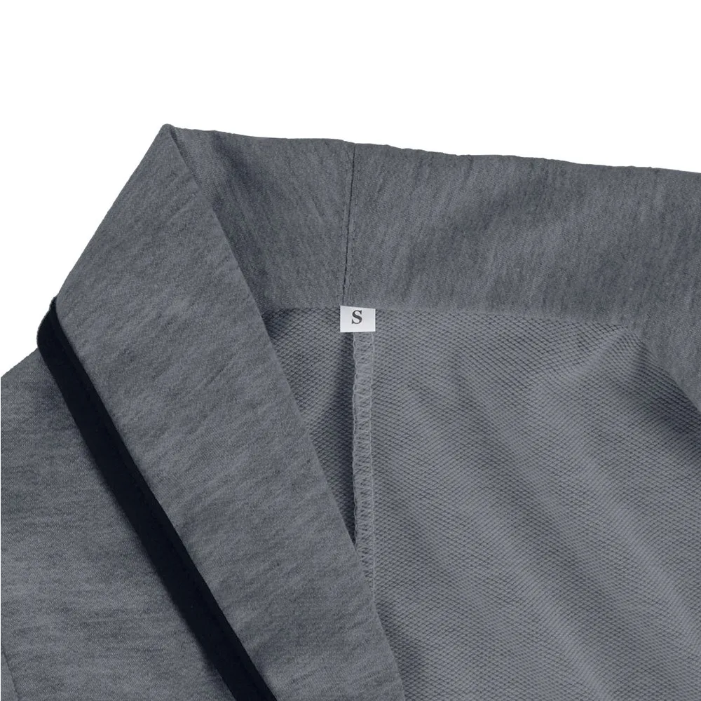 Joineles, одноцветные, размера плюс, 6XL, Женские повседневные топы, OL, Осенние, с отворотами, свернутые рукава, короткие карманы, однобортные, тонкие куртки