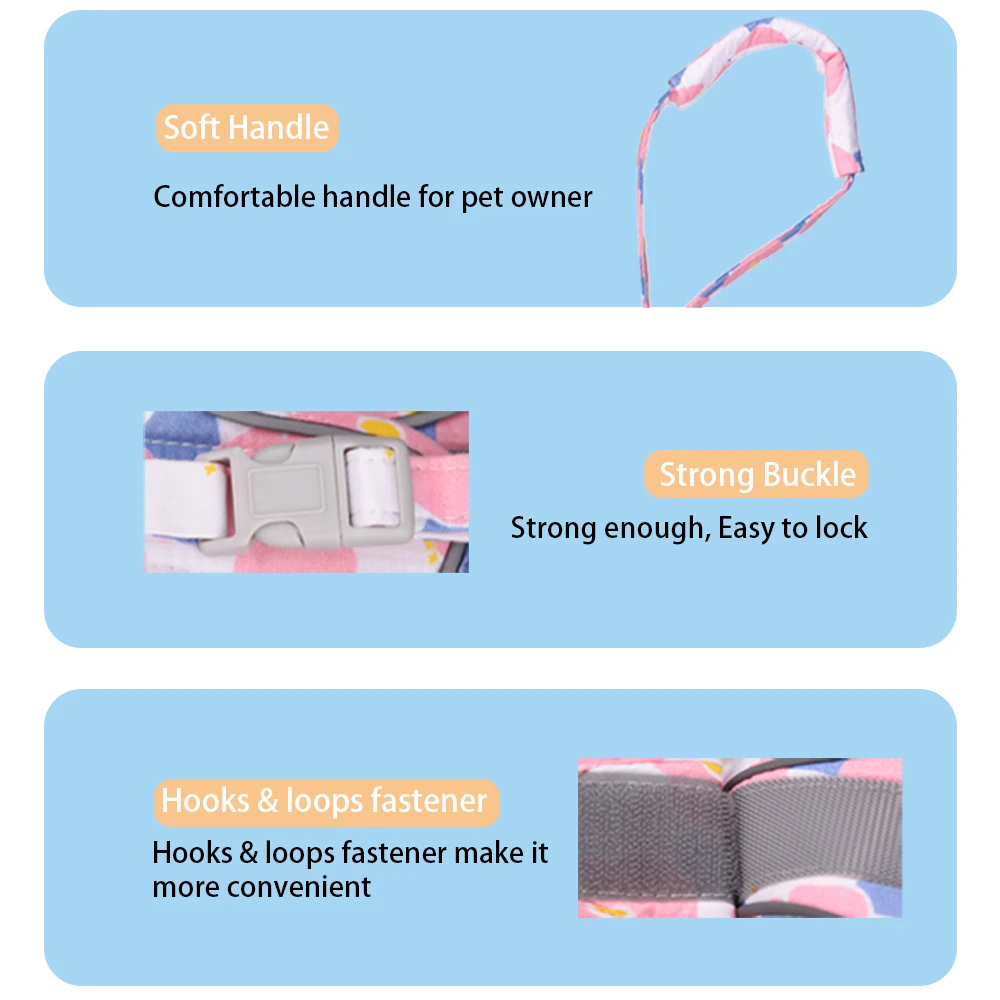 Очаровательная поводок для собак с цветочным узором маленьких кошек поводком 1 5