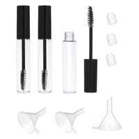 3pcs 10ml empty mascara bottles with wand refillable mascara tubes wand eyelash cream container bottle diy makeup container