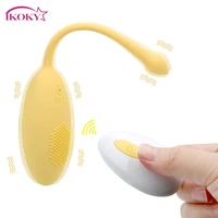 ikoky dildos vibrator for women vibrating egg wearable dildo g spot clitoris stimulator 12 speeds sex toys with remote control