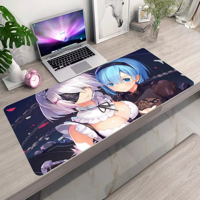 

MRGLZY Notepad Computer Desk Accessories Game TablKeyboard Computer Work Mat Big Mouse Pad Gamerrgb mousepad diy custom mousepad