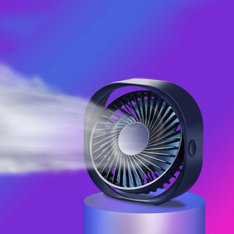 2020 Новый 360 ° USB вентилятор Охлаждающий мини портативный 3 скоростной Супер