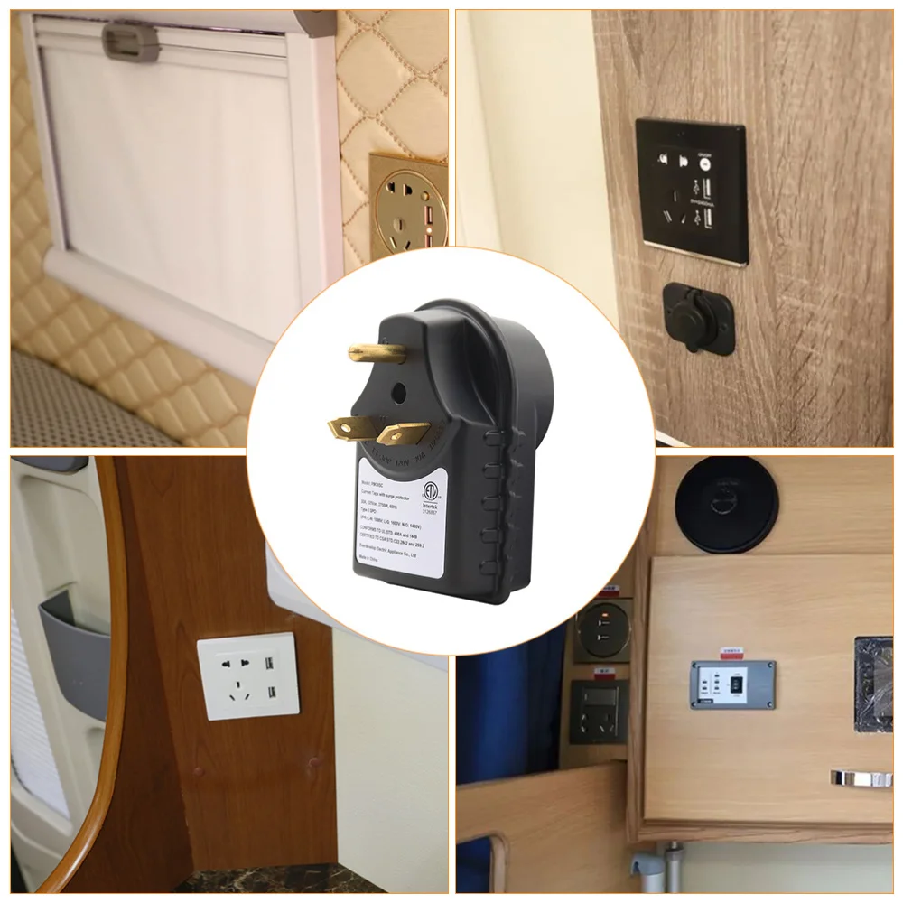 

30A/125V Plug Style Power Tester RV Circuit Analyzer with LED Light Indicator