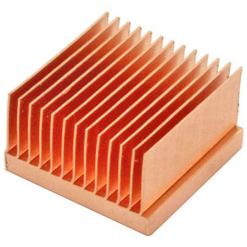 

Радиатор из чистой меди, 40x40x10 мм