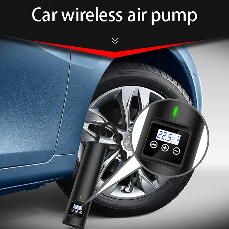 Barato Bomba De Aire Recargable De 12V Y 150PSI Para Inflar Neumáticos, Compresor Portátil Inalámbrico, Bomba De Llanta Para Coche Y Bicicleta