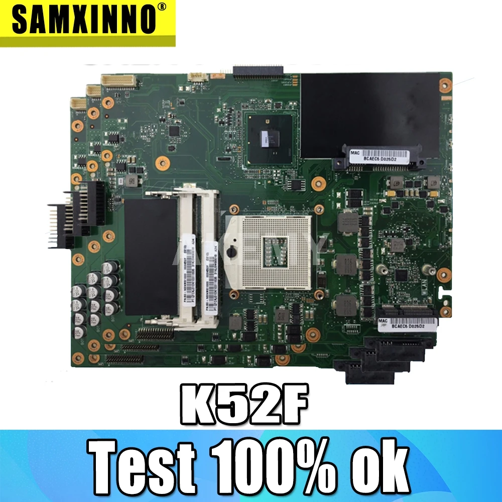K52F материнская плата REV: 2 для Asus A52F X52F ноутбука Тест 100% OK|Материнские платы| |