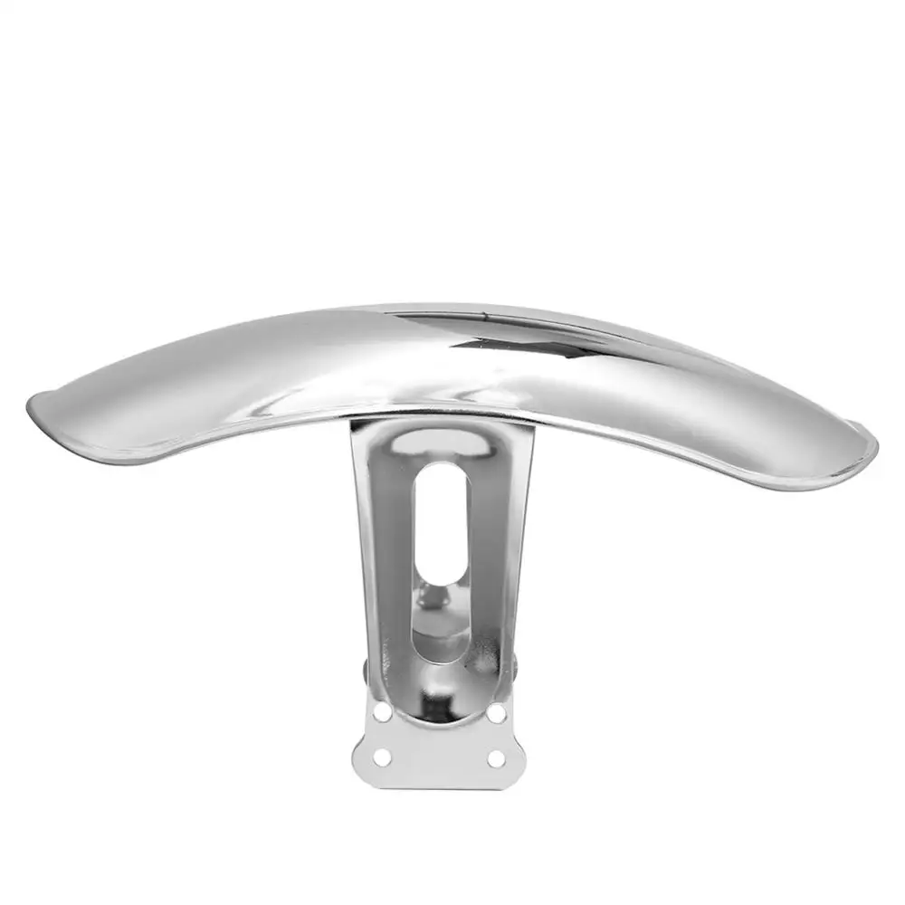 Универсальное черное/хромированное мотоциклетное переднее/заднее крыло