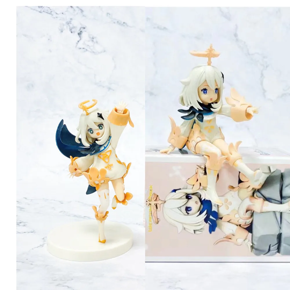 

2 styles of high quality Genshin Impact Paimon Anime Figure pvc Model Doll Genshin cute girl Collect home decor chrismas gifts