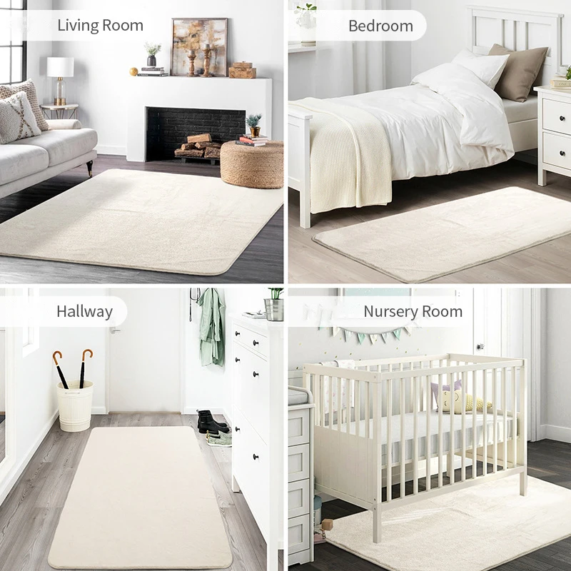 Шелковый Пушистый Ковер Bubble Kiss Современный домашний декор Длинные Плюшевые