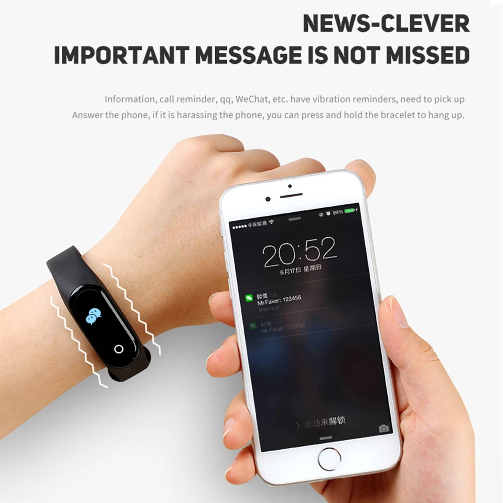 M4 Pro смарт-Браслет фитнес-трекер часы спортивный браслет пульсометр кровяное