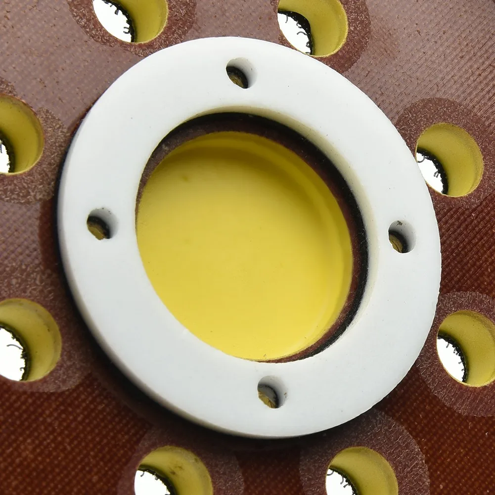 

5 Inch Sanding Pad Hook & Loop 125mm For DeWalt RYOBI RSE-1250 Orbital Sander Pad Rubber Base Plate Hook And Loop For Bosch