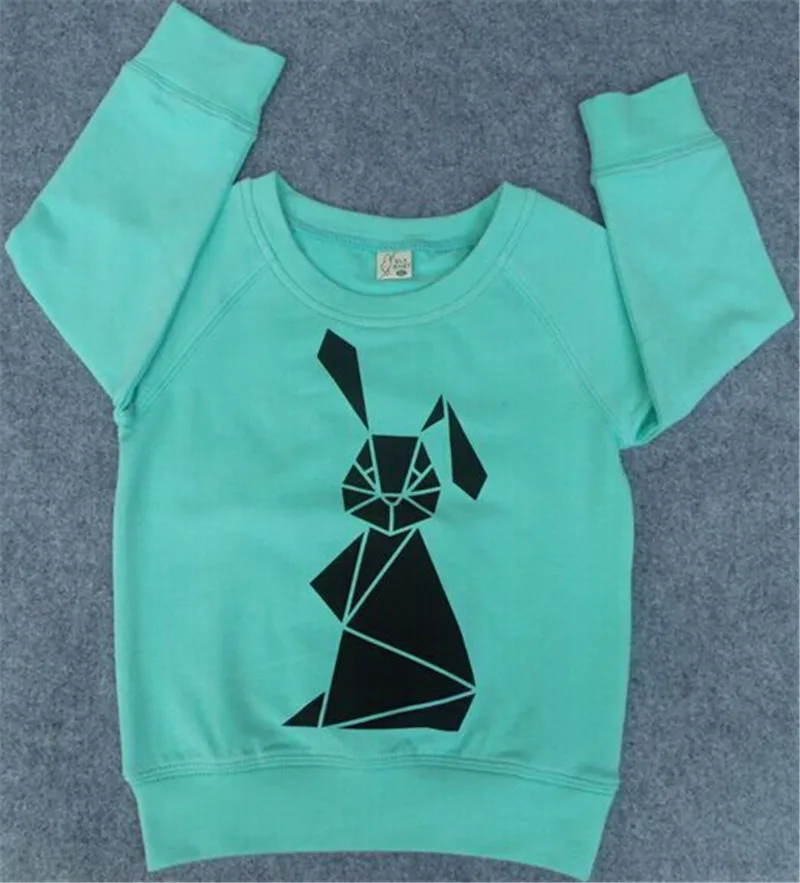 Весна 2020 Детский свитер хлопковые толстовки с капюшоном принтом кролика для