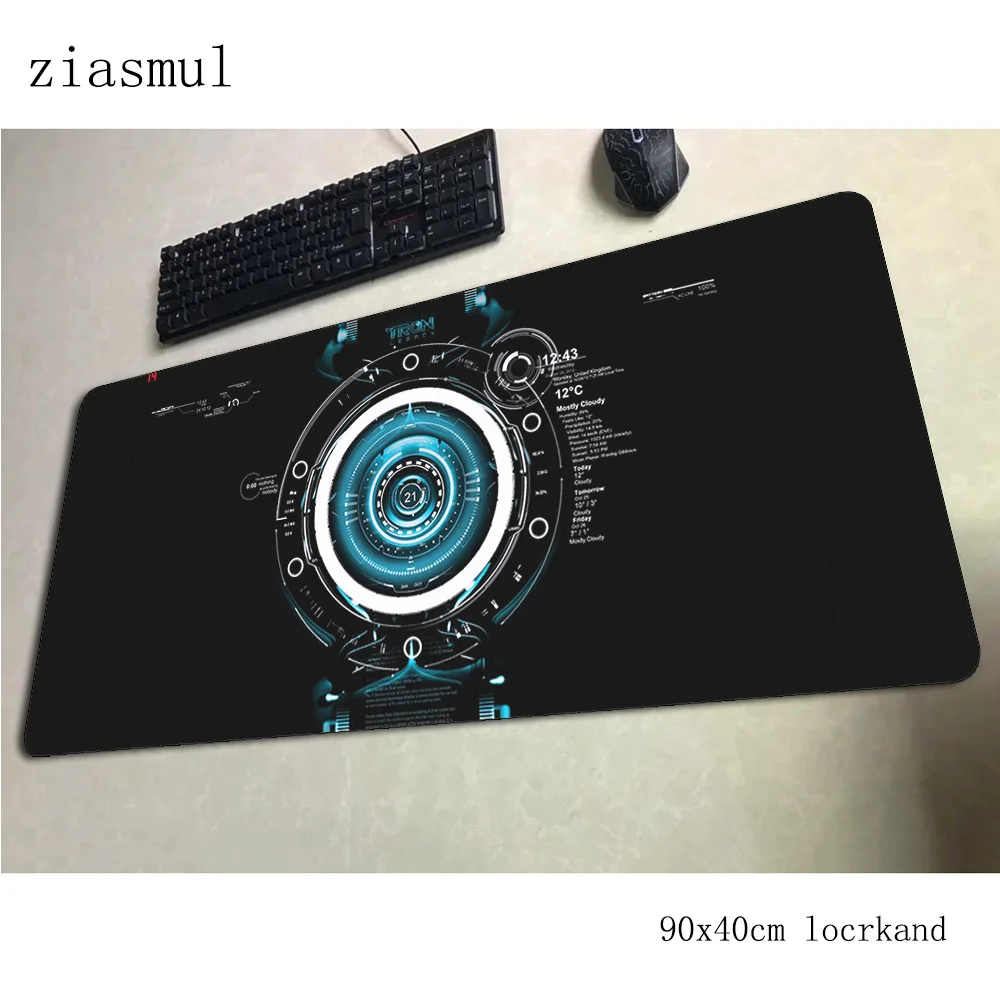 Iron Man mouse pad 90x40cm mousepads Popular gaming mousepad gamer best seller personalized mouse pads keyboard pc pad - Цвет: pattern 1