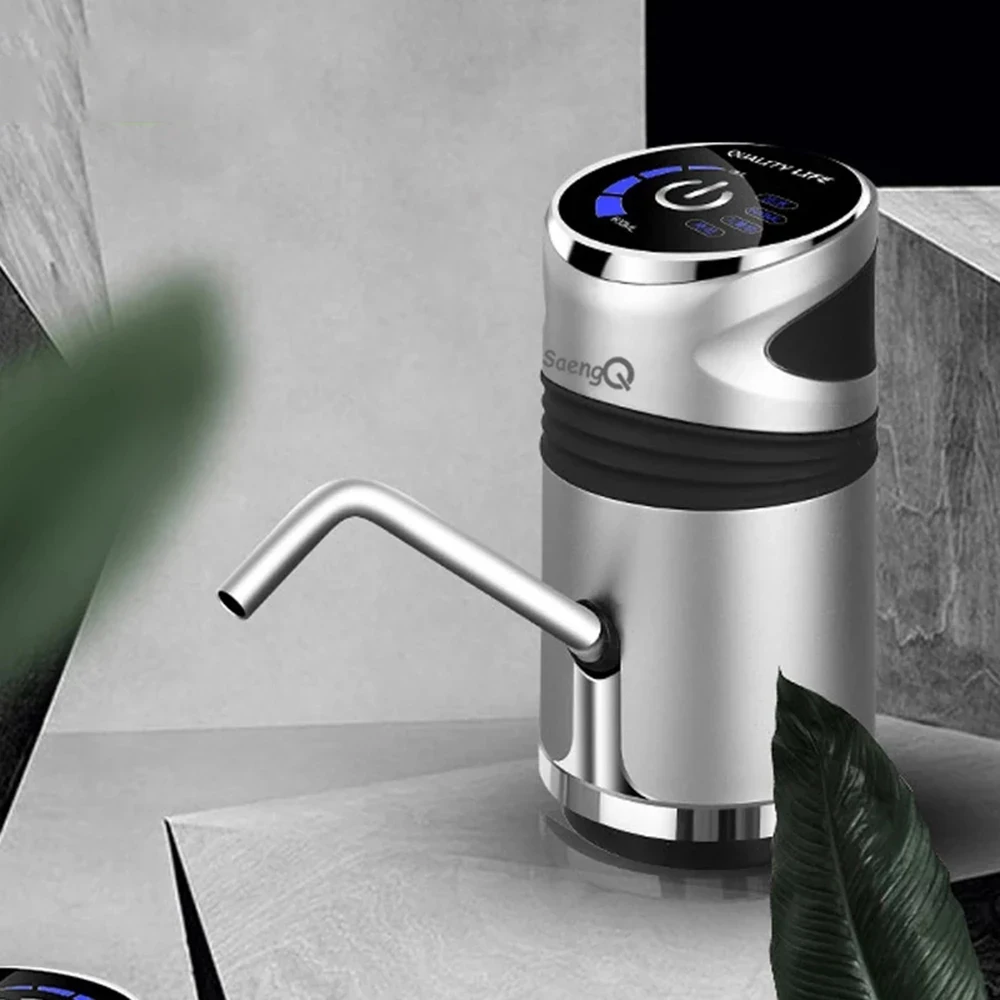 Автоматический Электрический насос для воды USB-кнопка зарядки Диспенсер