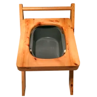 Solid Wood Light and Portable Folding Pregnant Women Potty Seat Commode Toilet Seat Elderly Toilet Seat Toilet Barrel