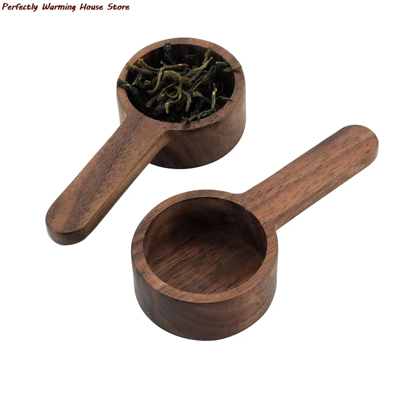 

Walnut Wooden Measuring Spoon Scoop Coffee Beans Bar Kitchen Home Baking Tool Measuring Cup Measuring Tools For Kitchen