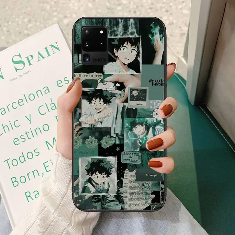 

Anime My Hero Academia Soft Cover Phone Case For Samsung A51 71 31 40 30s 21s S9 10 20 Plus Note9 10pro 20 20ultra