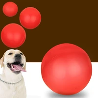 pet dog training toy pet play indestructible solid rubber ball dog training cat chews bite