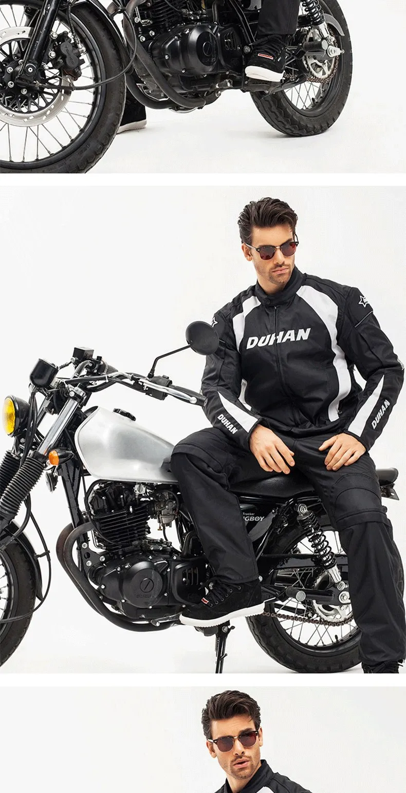 DUHAN мото rcycle riding suit racing suit куртка брюки мужские беговые зимние теплые ветрозащитные Анти-вестлинг Оксфорд мото одежда