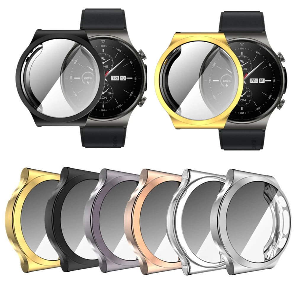 Мягкий защитный чехол из ТПУ на весь экран для Huawei Watch Gt 2 Pro ECG, универсальный защитный бампер для экрана Huawei Gt2 Pro ECG