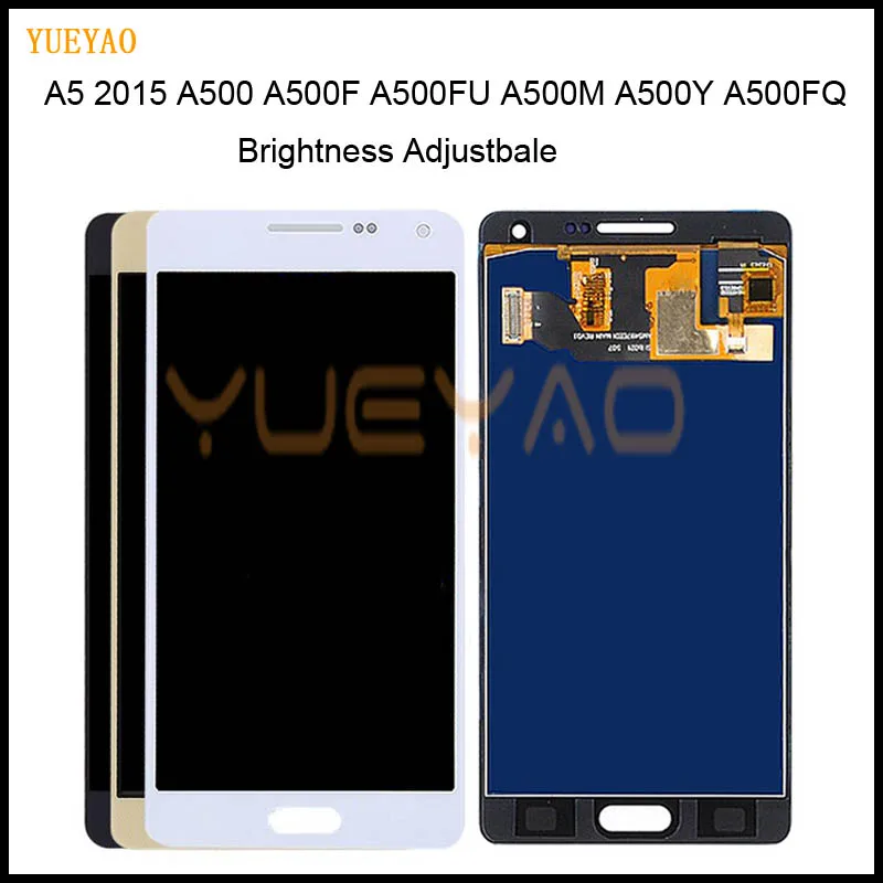 Отрегулируйте ЖК дисплей A5 Для Samsung Galaxy 2015 A500 A5000 A500F A500FU A500M A500Y A500FQ сенсорный экран