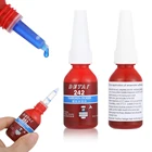 СИНИЙ 242 анаэробный клей 10 мл, анти-давление, высококлейкий винтовой замок, изоляция проводов, антикоррозийная резьба, домашний упаковщик