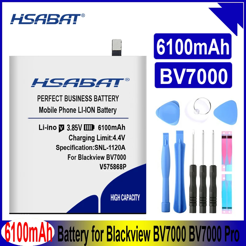 HSABAT 12000 мАч Топ батарея мобильного телефона для Blackview BV6000 BV6000S BV7000 BV8000 BV9000(BV7000 BV8000 BV9000 BV9500 Pro
