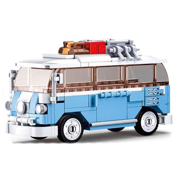 Городской автомобиль совместимый с legoed Speed Champions гоночный двухслойные автобусные