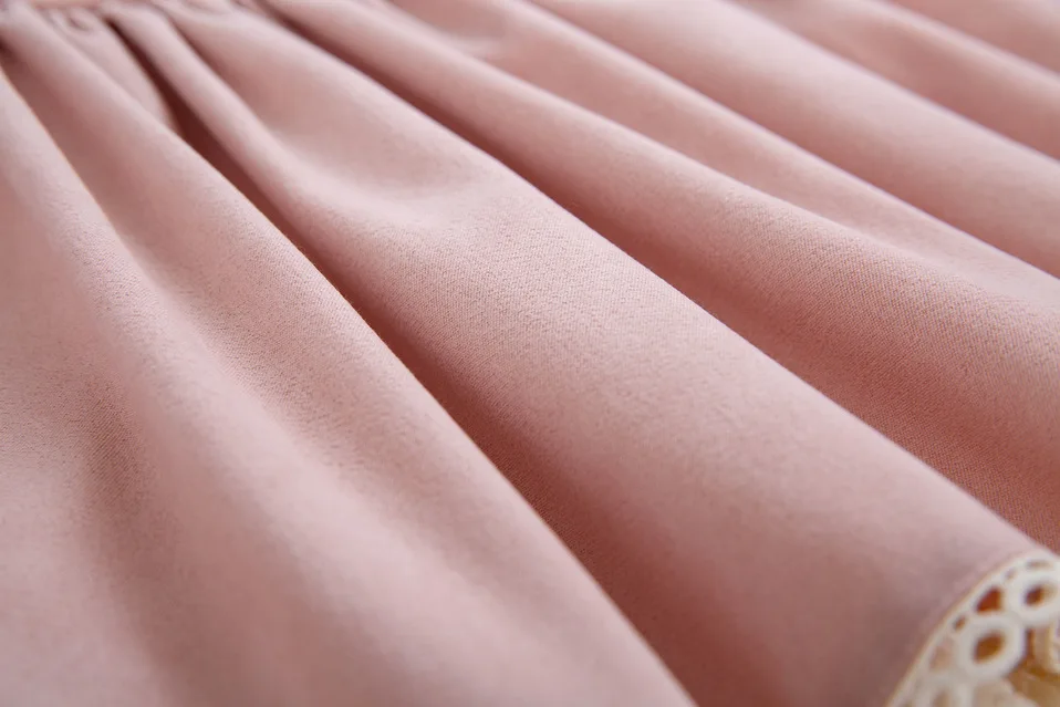 Pettigirl/изысканное кружевное розовое платье для девочек с бантом + головной убор