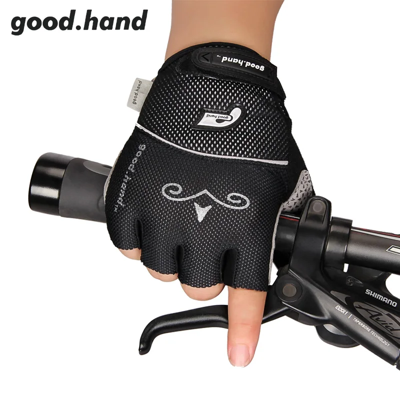 

Summer cycling gloves with half-finger anti-shock sports fitness gloves mountain bike gloves men and women with rearview mirror