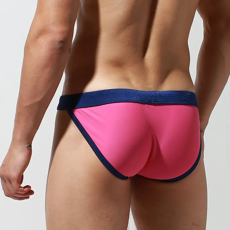Новинка 2019 брифы сексуальные мужские плавки купальник пуш ап для геев бикини