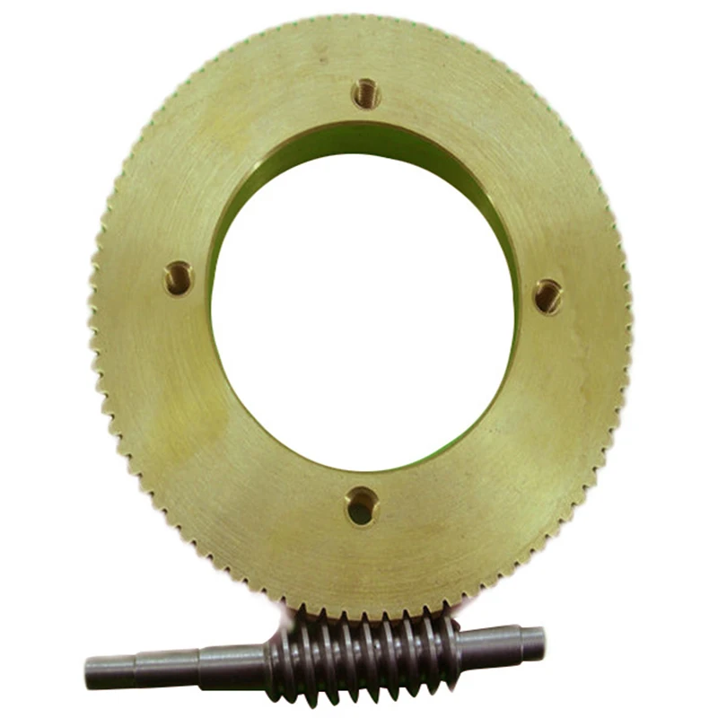 Stainless Steel Worm Tin Bronze Gear Wear 1:90 Reduction Ratio Large | Обустройство дома