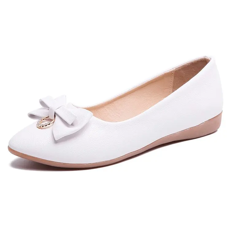 

Women Flats Woman Loafers Flat Wedding Shoes White Oxford Shoes Slip on Ladies Office Shoes Black Loafers zapatos mujer 65lk