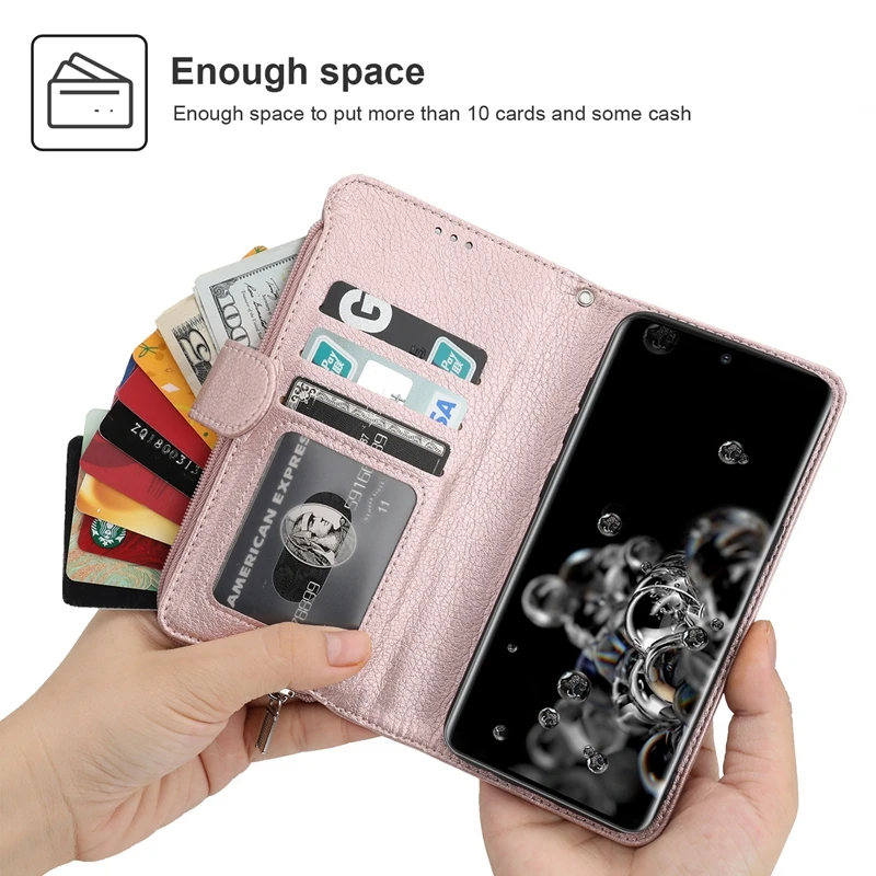 Чехол-книжка из искусственной кожи для Samsung S20 Plus Ultra защитный чехол-бумажник Galaxy S9