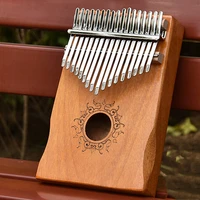 17 key kalimba thumb piano finger sanza mbira high quality pine wood body keyboard musical instrument for kids beginner gift