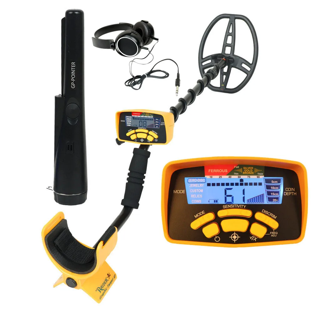 

Professional Underground Metal Detector MD-6450 Deep Search Gold Detector LCD Treasure Hunter Finder Scanner Searching Seeker