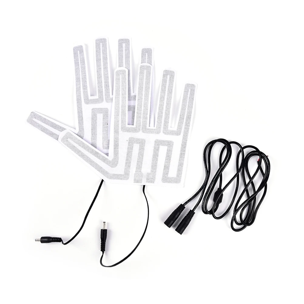 1 пара 12 в зимние уличные теплые варежки обогреватель для мотоцикла перчатки