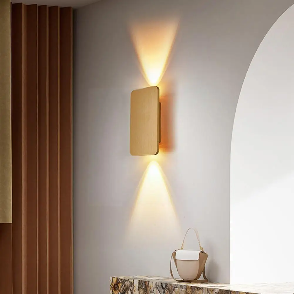 

Geometric Led Wall Light Modern Bedside Wall Lamp Aisle Staircase Background Lighting Minimalist Corridor Wall Sco H5u3