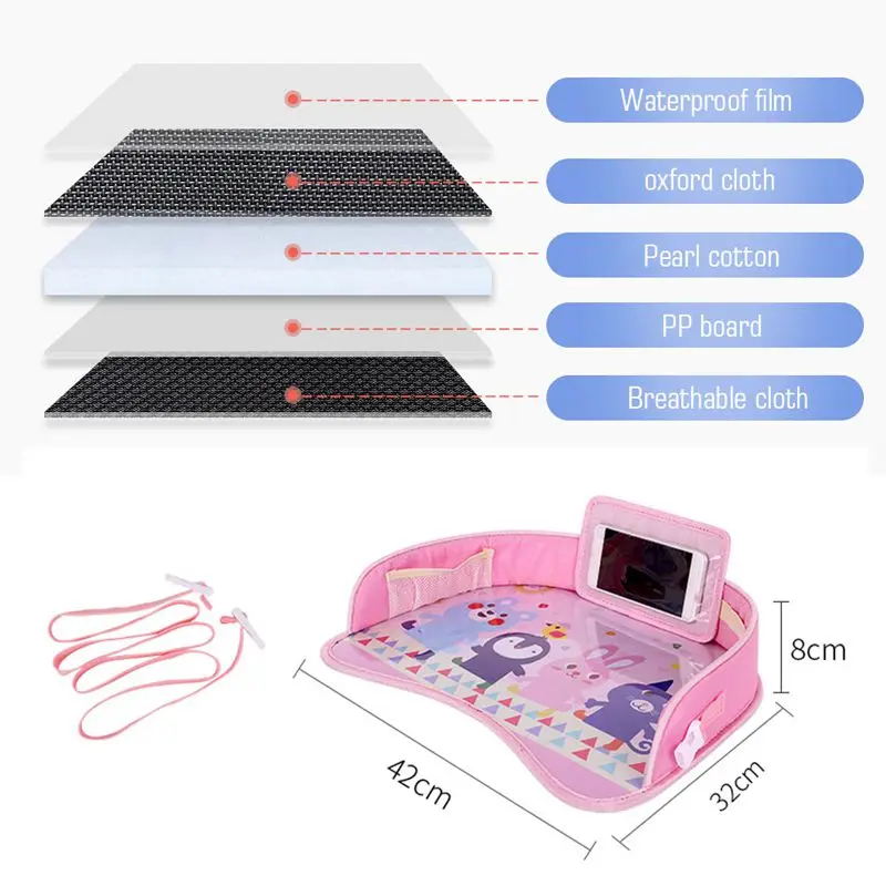 Новый водонепроницаемый поднос для автомобильного сиденья хранения детских