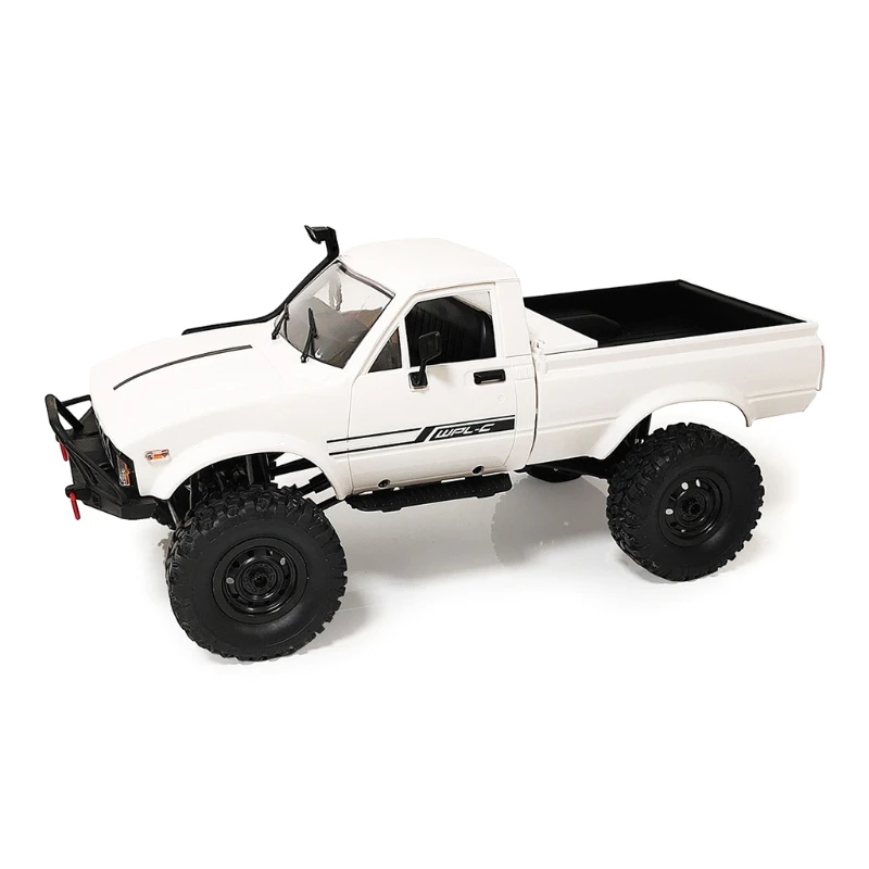 

Children Full Scale Four-wheel Drive Pickup RC Crawler Car Model Toy DIY Assembly Parts for WPL C24-1 1/16 RC Car