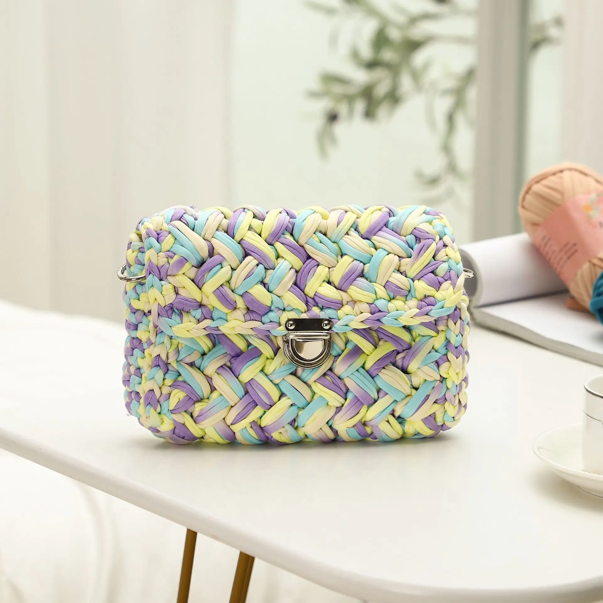 

PADEGAO Braided Bags Accessories Fashion Hasp Bags For Women 1 Set Cotton DIY Bags Materials Handmade Bags Tools