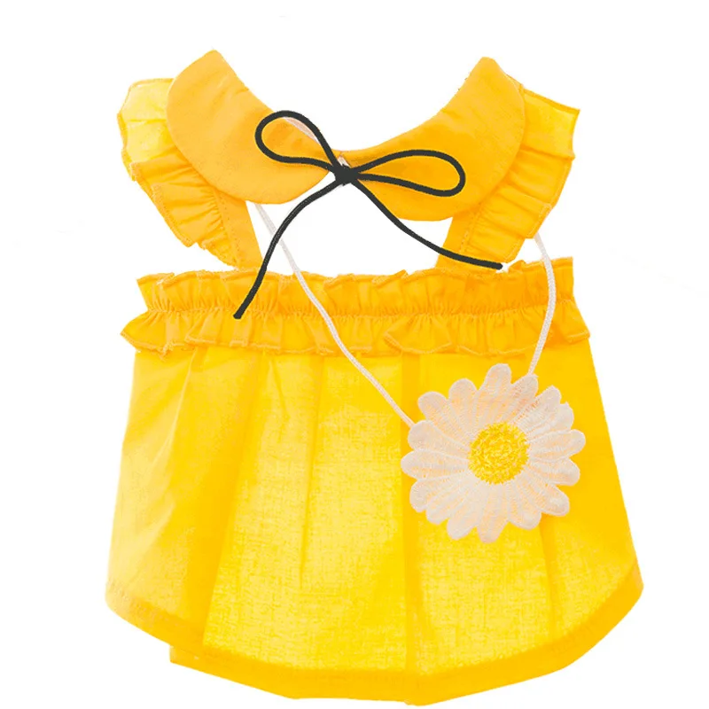 

Spring and Summer Thin Cute Style Puppy Dog Clothes Princess Small Dog Comfortable Pet Cat Costume Vest Skirt