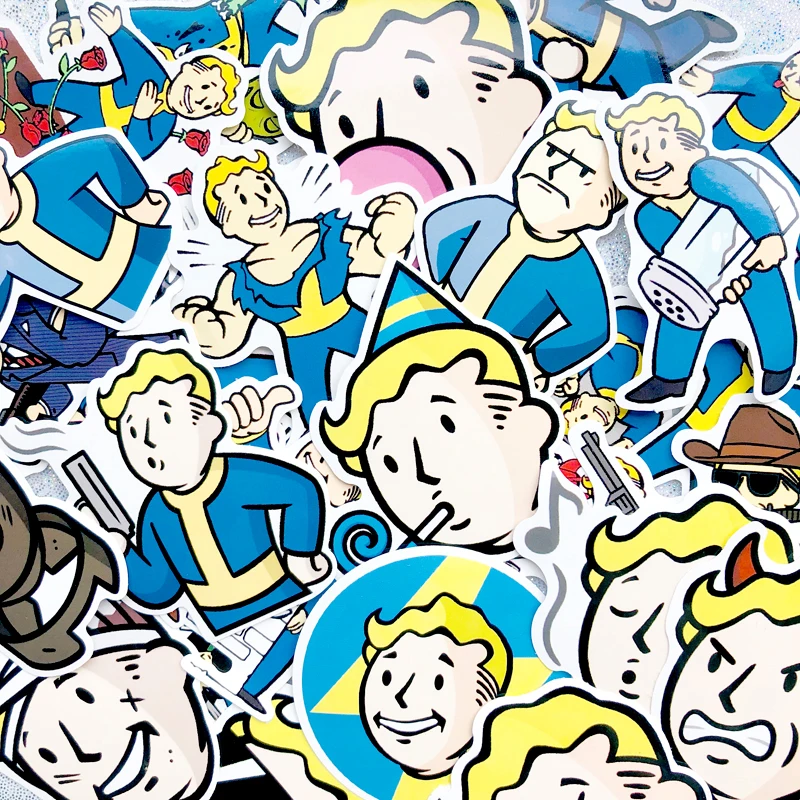 29 шт. Fallout игра наклейка для багажа Скейтборд телефон ноутбук мото велосипед
