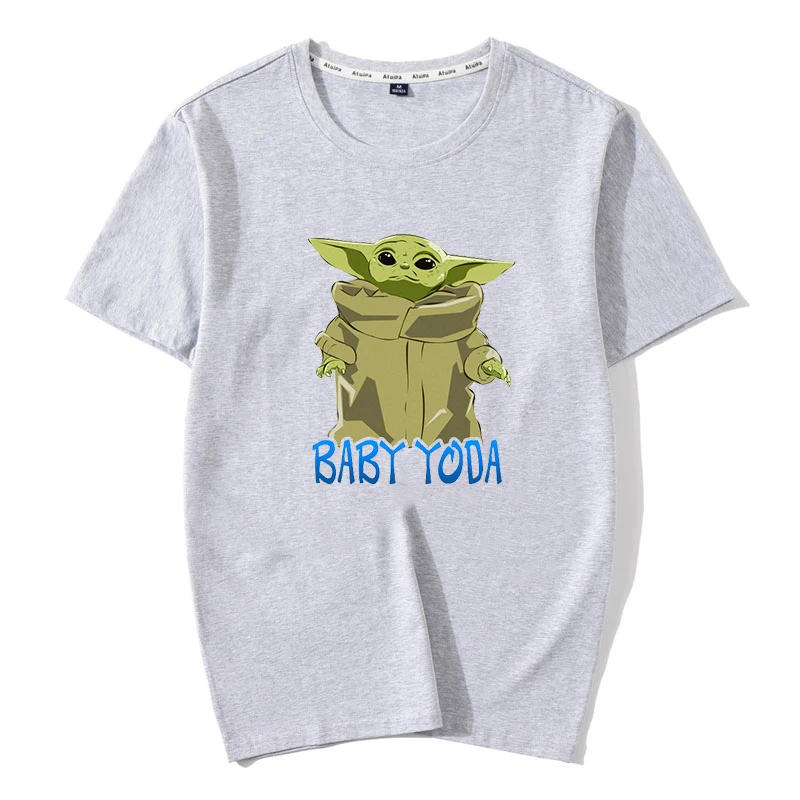 Модная Милая Мужская футболка с рисунком из мультфильма Звездные войны забавные