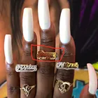 Индивидуальное двухцветное кольцо, кольцо в стиле хип-хоп, Женское кольцо с именем на заказ для женщин и мужчин, Золотое модное кольцо в стиле панк с буквами, Подарочные ювелирные изделия на заказ