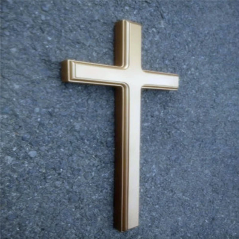 Крест Иисуса из твердой древесины 30 см настенные украшения Кулон