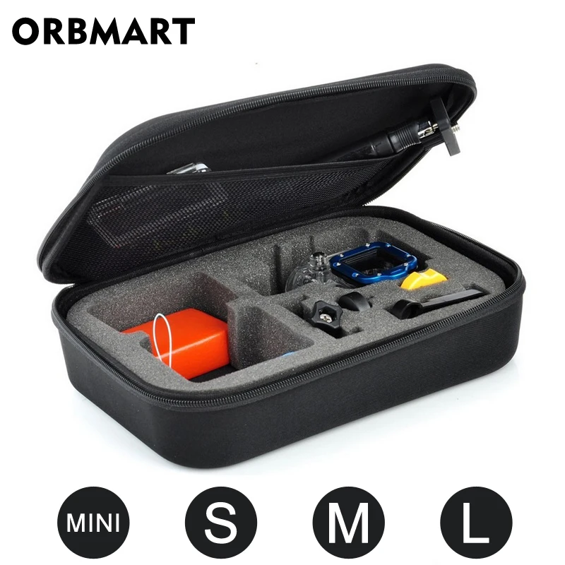 Sport Camera Portable Storage Case Collection Bag for GoPro Hero 10 9 8 7 Session SJCAM Xiaomi Yi 2 4K Mijia Go Pro Accessories